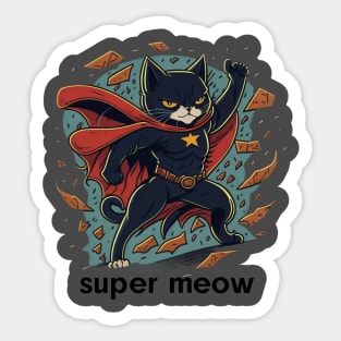 Super meow Sticker